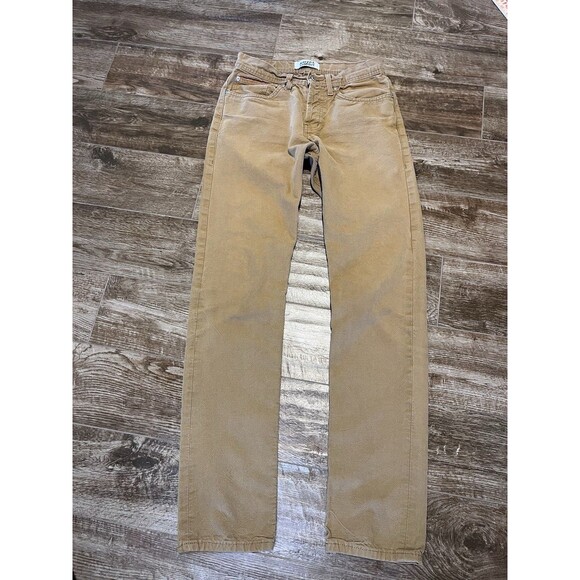Naked & Famous Denim Weird Guy Pants Mens 29 (29x32) Brown Duck Canvas Selvedge - Picture 4 of 16